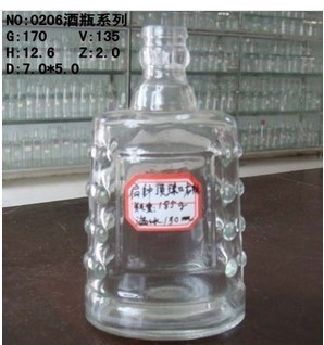 【特价销售玻璃瓶 劲酒瓶 保健酒瓶 125ML酒瓶 带盖 厂家直销】价格,厂家,图片,其他玻璃包装容器,徐州大华玻璃制品-